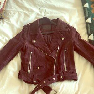 Barely worn purple suede jacket by BlankNYC